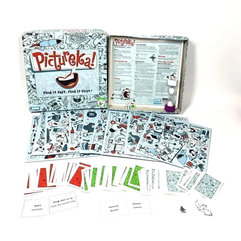 Pictureka! Original Board Game Hasbro Family Seek & Find It Game Ages 6+